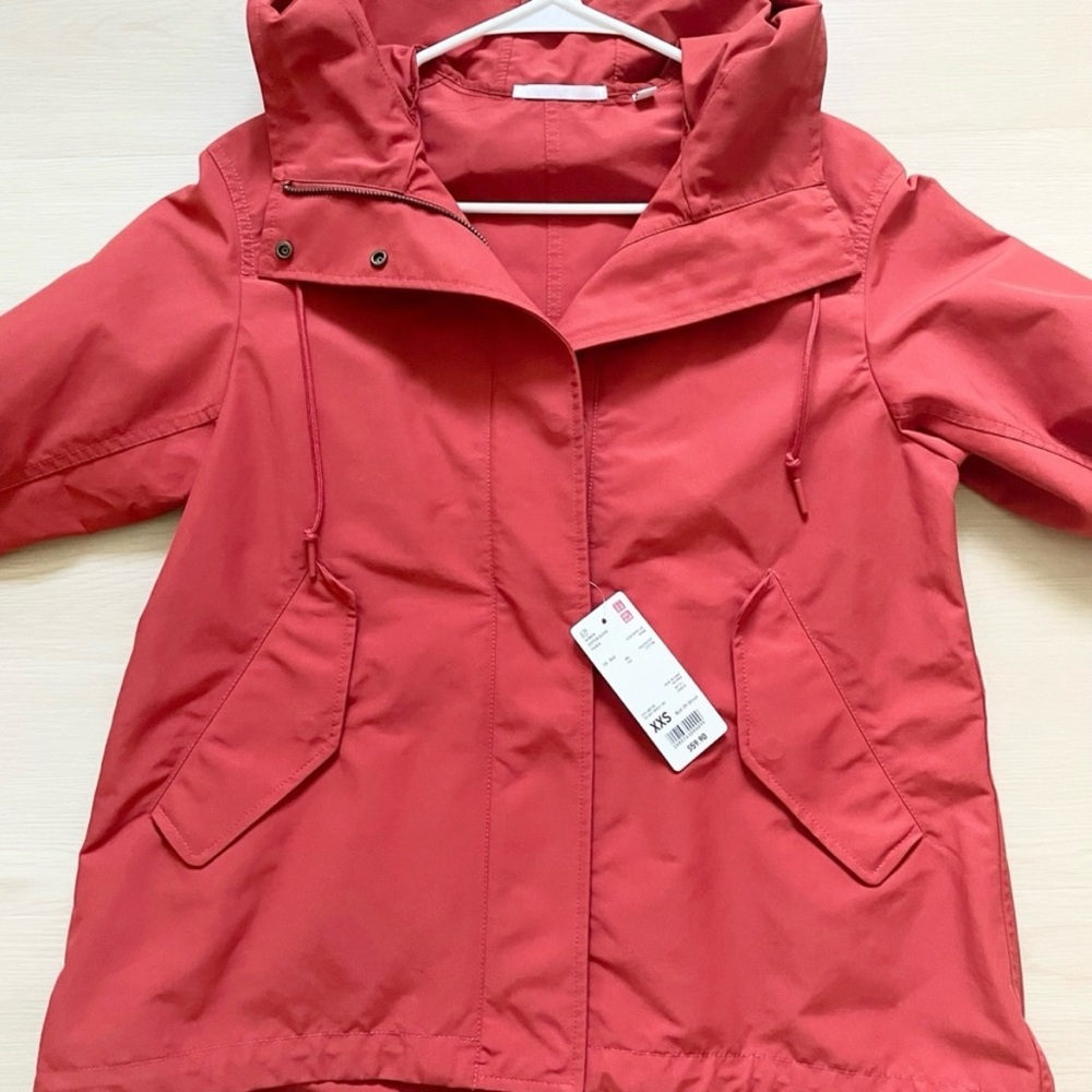 Uniqlo cotton blend parka jacket xxs - Picture 5 of 7